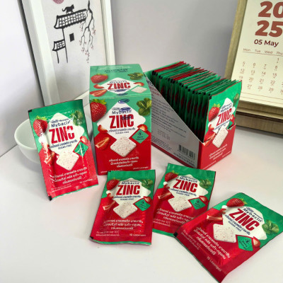 Kẹo Ngậm Mybacin Zinc Plus - Gói 9,4g (10 Viên) - Hàng Nhập Khẩu Thái Lan