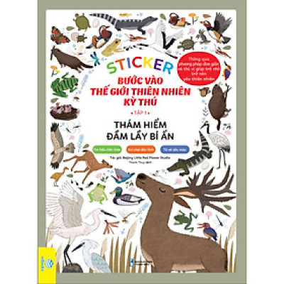 Sách - Combo 5 cuốn Sticker Bước Vào Thế Giới Thiên Nhiên Kỳ Thú Tập 1 - ndbooks