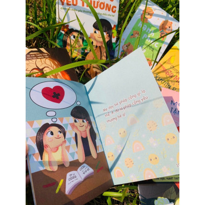 Sách - Phép Cộng Yêu Thương - Boxset gồm 8 cuốn sách nhỏ dành cho các bạn từ 3 đến 10 tuổi (gồm cả thơ và truyện)