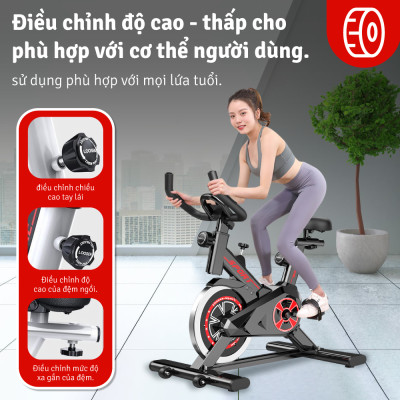 Xe đạp tập thể dục thể thao, gym, fitness giúp tăng cơ, giảm mỡ hiệu quả tại nhà 