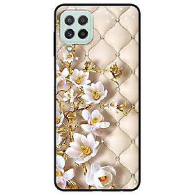 Ốp lưng dành cho Samsung A22 - Samsung S21 FE mẫu Hoa Văn Nhánh Hoa Trắng