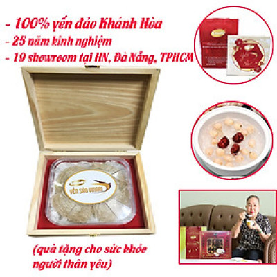 Yến Sào Tinh Chế VINARI Loại Đặc Biệt - Hộp Gỗ Thông, Làm quà biếu, món quà ý nghĩa cho sức khỏe