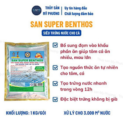 Bo bo trứng nước đông lạnh tạo phù du thức ăn tự nhiên không già San Super Benthos cho tôm thẻ cá lươn ếch ốc ba ba