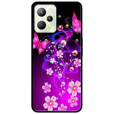 Ốp lưng dành cho Realme C35 - Realme Narzo 50A Prime mẫu Bướm Và Hoa Hồng