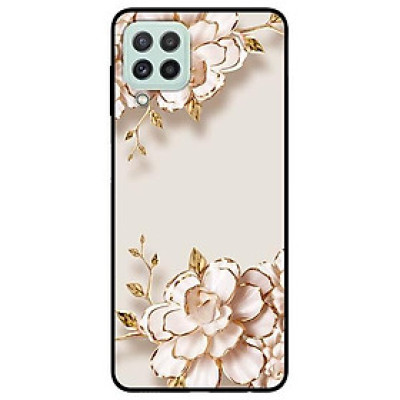 Ốp lưng dành cho Samsung A22 - Samsung S21 FE mẫu Tranh Hoa Nền Trắng