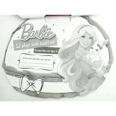 Sách - Barbie Lễ Phục Sinh Tuyệt Vời - Tô Màu Theo Các Ngày Lễ - Tân Việt Books