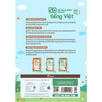 Sách - Combo 50 Đề Tăng Điểm Nhanh Toán - Tiếng Việt - Tiếng Anh Lớp 3 - TKBooks Theo Chương Trình Mới Nhất