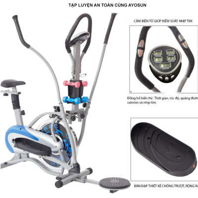 Xe đạp tập thể dục tại nhà toàn thân aYosun AYS – 885X8Premium ( Chính Hãng )