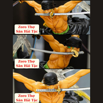 Mô Hình Zoro Thợ Săn Hải Tặc 18Cm Mô hình One Piece Cao Cấp, Figure Mô Hình Anmie One Piece Luffy Vua Hải Tặc