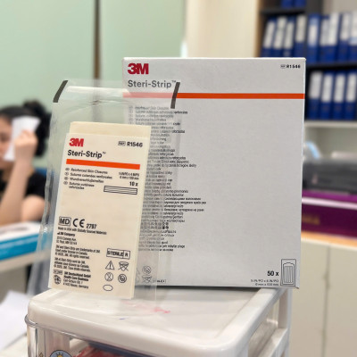 Set 3 vỉ 30 miếng dán thay chỉ khâu da 3M Steri-strip™ R1546 – Size 6mm x 100mm | Sản xuất tại Mỹ