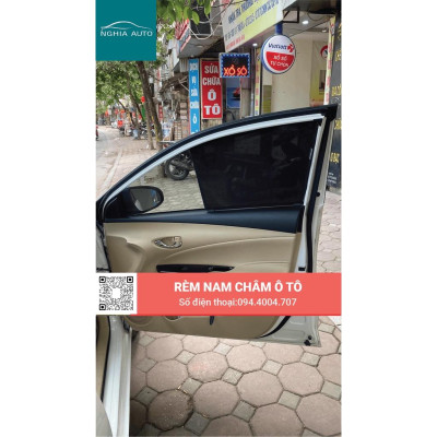Rèm che nắng, Chắn nắng nam châm ô tô dành cho xe Toyota Vios