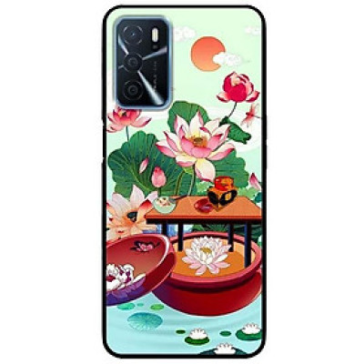 Ốp lưng dành cho Oppo A16 mẫu Bàn Sen