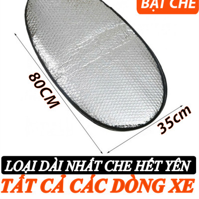 COMBO 5 Miếng Bạt Che Yên Xe Máy Kích Thước 80x35Cm - Loại Dài Nhất Che Hết Yên Xe