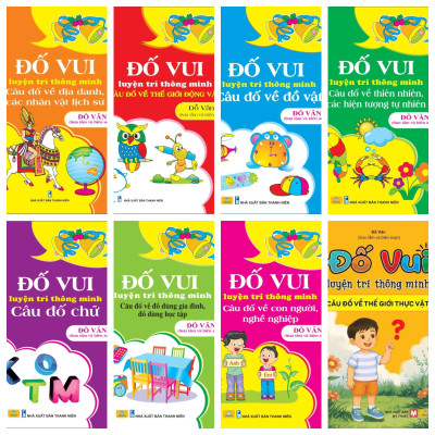 Sách - Combo 8 cuốn Đố vui luyện trí thông minh (ND)