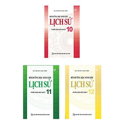 Sách - Bồi Dưỡng Học Sinh Giỏi Lịch Sử Lớp 10 11 12 - Combo 3 Cuốn  - Khang Việt Book