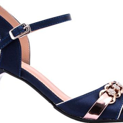 Giày Sandal Nữ Cao Gót Huy Hoàng HT7064 - Xanh