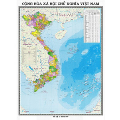 Tranh ảnh Việt Nam ( Trước sát nhập - 63 tỉnh thành : Bản gấp )