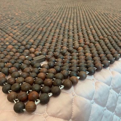 Chiếu Hạt Gỗ Trắc Mộc kích thước 2,2mx2m - Chiếu gỗ Mian ( video , hình thật )