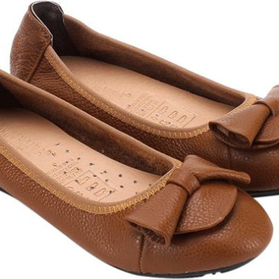 Giày Nữ Búp Bê Da Bò Huy Hoàng HT7905 - Da