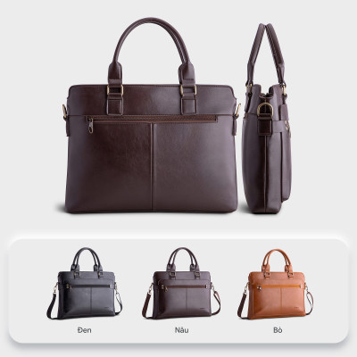 Cặp công sở Trita ( Thời trang nam đa năng - Cặp da TCA12 )