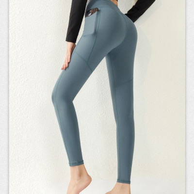 Quần Thể Thao Gym Yoga Nữ Tôn Dáng Mông Đào Lưng Cao Co Giãn THoải Mái , Có Túi Hông Tiện Lợi Cleacco , đủ size - Hàng Chính Hãng BORO SPORT