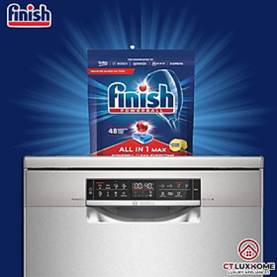 Viên rửa chén bát Finish All In One Max 48 viên