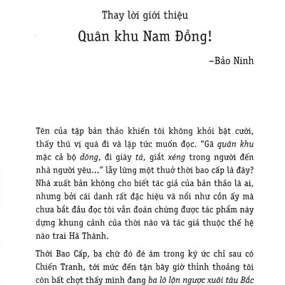 Quân Khu Nam Đồng (Bìa Cứng)