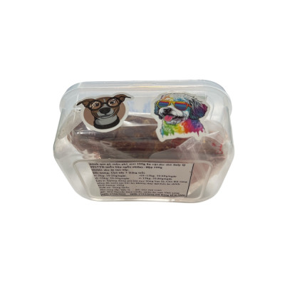 Bánh que gà cuộn phô mai 100g ăn vặt cho chó Saly Q PF17TK (mẫu hộp ngẫu nhiên)