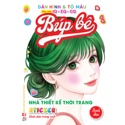 Sách - Combo Trọn Bộ 6 Cuốn Bóc Dán Hình Sticker Trong Suốt & Tô Màu Búp Bê - Nhà Thiết Kế Thời Trang (VT)