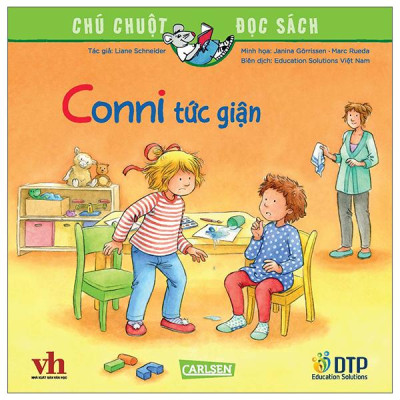 Sách - Chú Chuột Đọc Sách - Conni Tức Giận