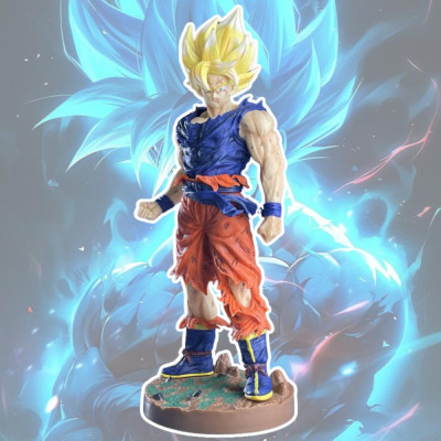 Mô Hình Songoku Siêu Ngầu 42Cm Mô hình Dragon Ball Cao Cấp, Figure Mô Hình Anmie 7 Viên Ngọc Rồng Songoku