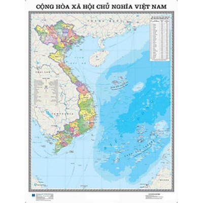 Tranh hành chính Việt Nam 34 tỉnh thành - Ép bóng đẹp