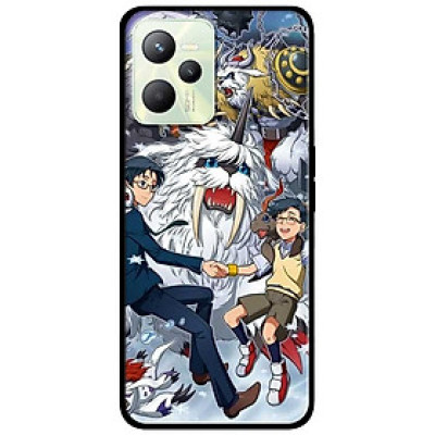 Ốp lưng dành cho Realme C35 - Realme Narzo 50A Prime mẫu Hai Cậu Bé Và Pet