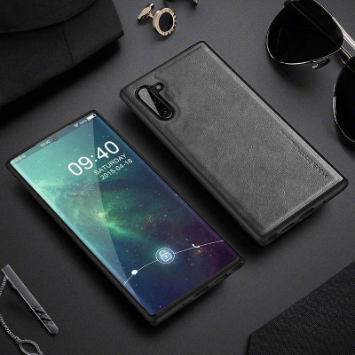 Ốp lưng da cho Samsung Galaxy Note 8, Note 9, Note 10, Note 10 Plus, Note 10 Lite hãng X-level cao cấp viền mềm chống sốc - Hàng chính hãng