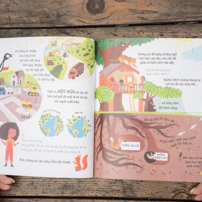 Sách Bách khoa tri thức - Chúng ta có thể bảo vệ Trái Đất (Bảo vệ cây xanh, gấu Bắc Cực, loài ong) - Đinh Tị Books