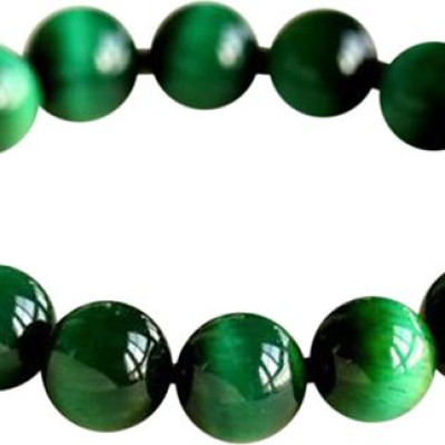 Vòng Tay Đá Mắt Hổ MS186 Xanh Lá hợp mệnh Mộc, Thủy