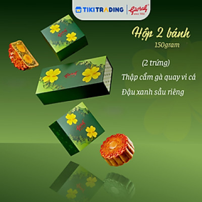 Hộp 2 Bánh Trung Thu Givral Song Phúc 2 (250gr)
