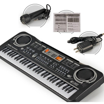 Đồ Chơi Đàn Piano 61 Phím Kèm Sạc Và Mic Cho Bé