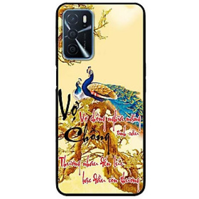 Ốp lưng dành cho Oppo A16 mẫu Thư Pháp Vợ Chồng