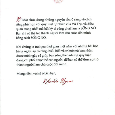 The Secret - Bài Học Bí Mật Mỗi Ngày