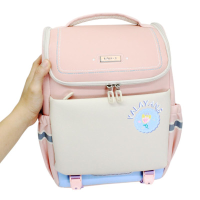 Ba Lô Chống Gù - Kala Y TC2256_BT.0040 - Màu Hồng - Tặng Kèm Túi Vải