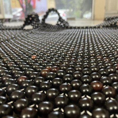 Chiếu Hạt Gỗ Mun Cao Cấp - Kích Thước 1,6mx2m ( video , hình thật ) 