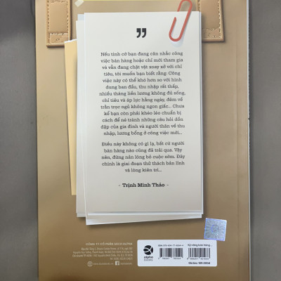 KỸ NĂNG BÁN HÀNG THỰC CHIẾN - Dành Riêng Cho Những Nhân Viên Bán Hàng Đang Chật Vật Xoay Xở Với Chỉ Tiêu - Trịnh Minh Thảo - (bìa mềm)