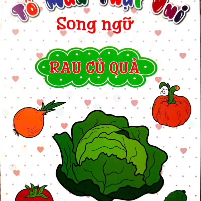 Combo Tô Màu Thật Vui - Song Ngữ (Bộ 10 Cuốn + Tặng Hộp Sáp Màu)