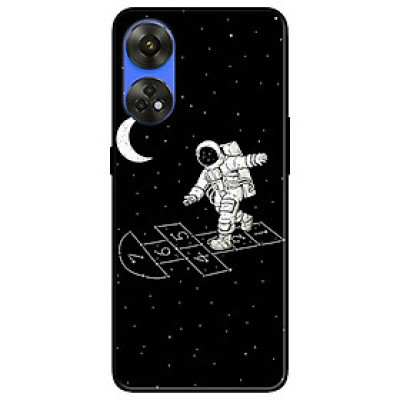 Ốp lưng dành cho Oppo Reno 8T 4G - Reno 8T 5G - Reno 10 5G - Reno 10 Pro 5G - Vũ Trụ Mặt Trăng - Hàng Chính Hãng