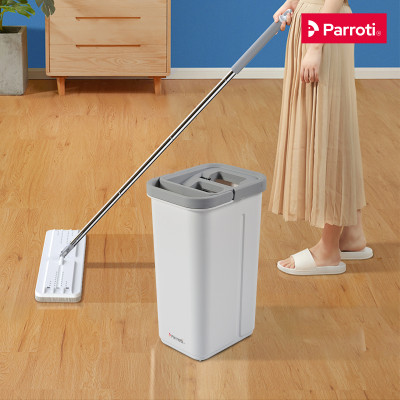 Bộ cây lau nhà tự vắt thông minh, chổi lau nhà 360 độ, lau sạch khô nhanh - Parroti Pro PR01