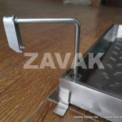 Nắp bể ngầm Zavak Inox 304. MHD 700x700