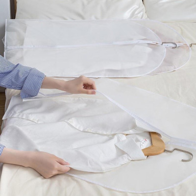 Túi bọc quần áo treo tủ đồ, túi trùm quần áo chống bụi chống thấm 60x80cm