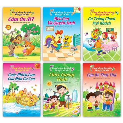 Sách - Cùng Bố Mẹ Đọc Sách, Bé Nghĩ Lời Kết - Gà Trống Choai Mời Khách - Tân Việt Books
