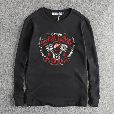 Áo thun dài tay phong cách Retro_Biker_dã ngoại